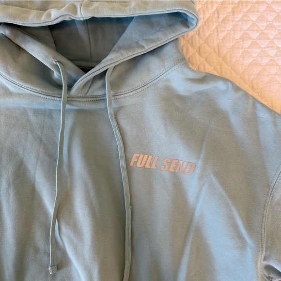 FULL SEND Reflective Logo Hoodie | BLUE | M - Picture 2 of 4